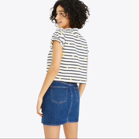 Madewell Button Down Denim Mini Skirt - 24 - Picture 15 of 17